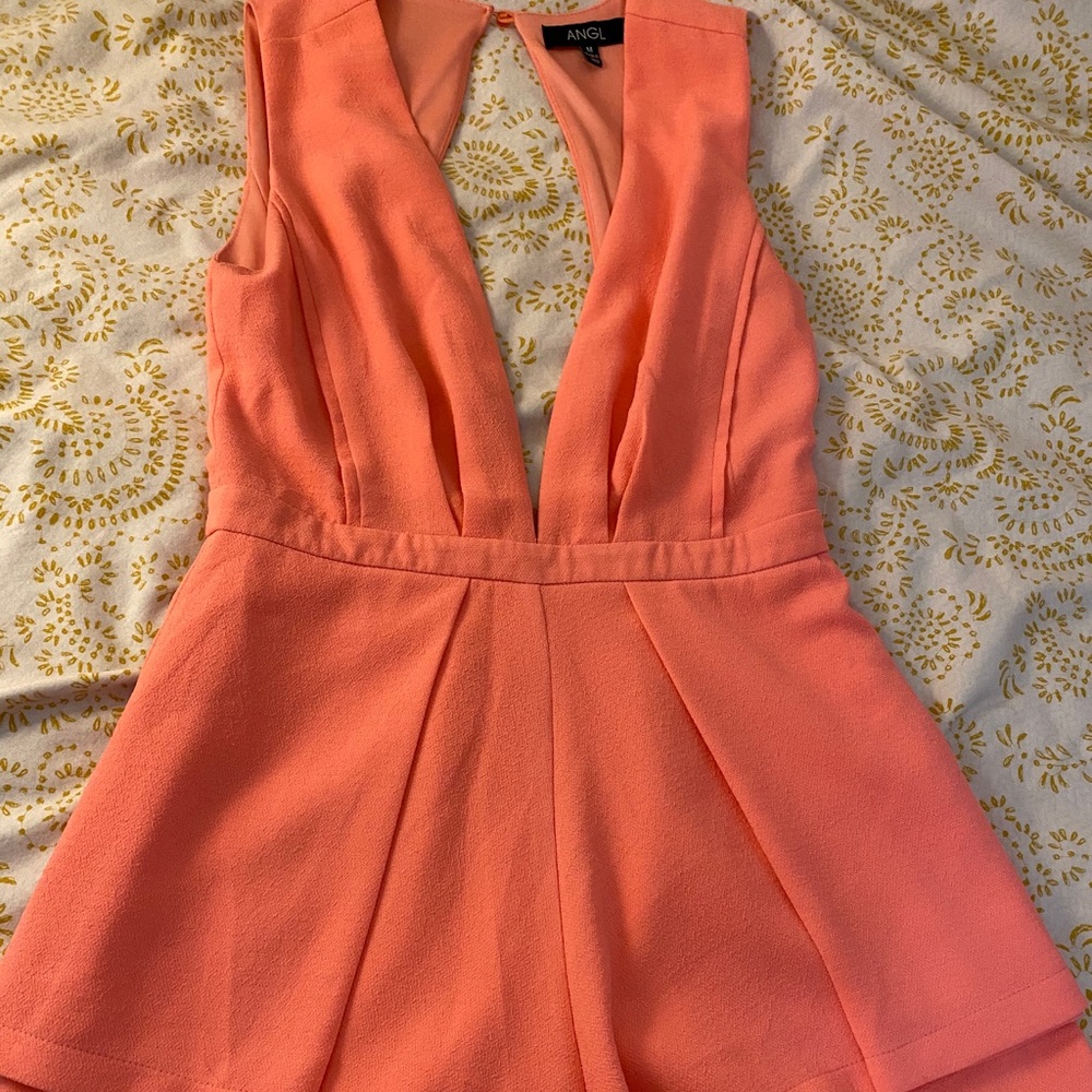 Deep V romper
